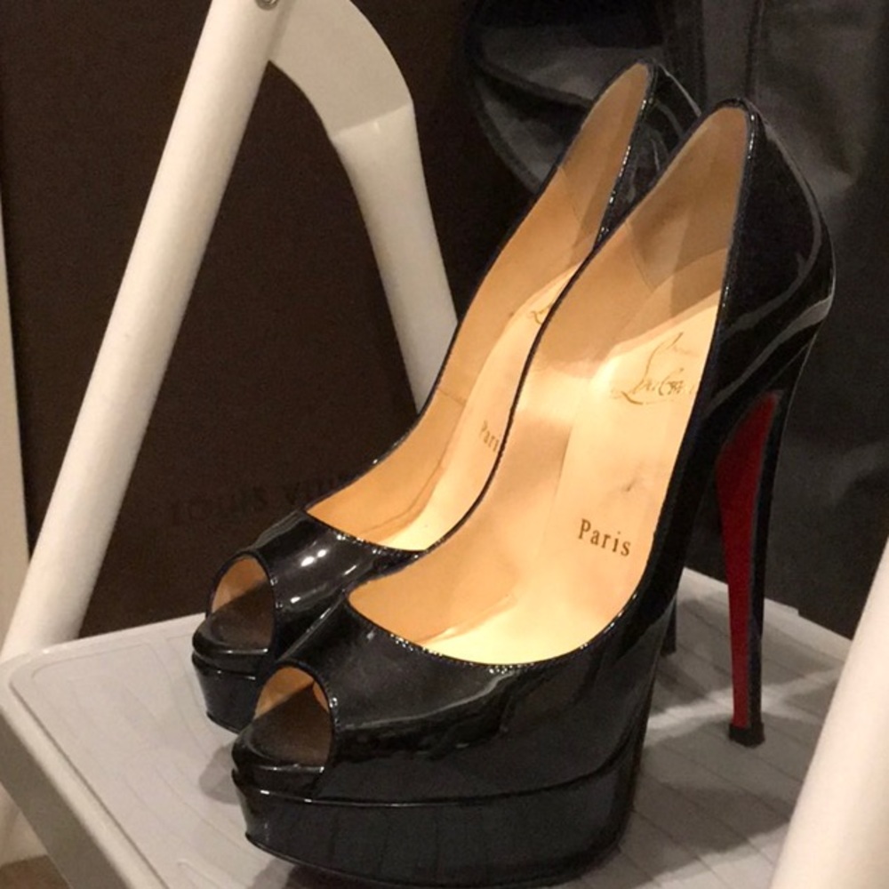 COPY - Christian Louboutin patent leather 120 size 35